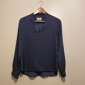 UNITED Arrows Tokyo beautiful printed blouse. Size Xs